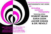  Depthography Art Show featuring Robert Munn, Sara Cook, Jackie Chang & Dr. Revolt Invite Back